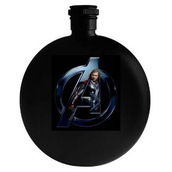 The Avengers (2012) Round Flask