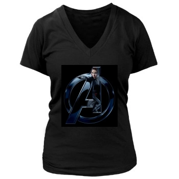 The Avengers (2012) Women's Deep V-Neck TShirt