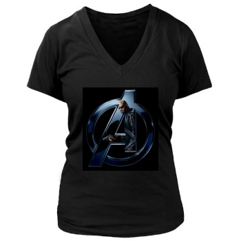 The Avengers (2012) Women's Deep V-Neck TShirt