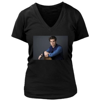 Andrew Garfield Women's Deep V-Neck TShirt