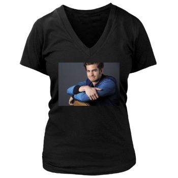 Andrew Garfield Women's Deep V-Neck TShirt