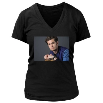 Andrew Garfield Women's Deep V-Neck TShirt