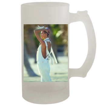 Anja Rubik 16oz Frosted Beer Stein