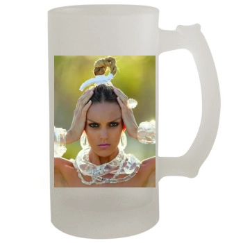 Anja Rubik 16oz Frosted Beer Stein