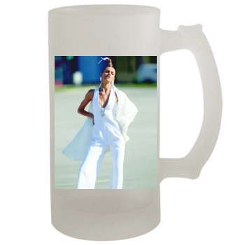 Anja Rubik 16oz Frosted Beer Stein