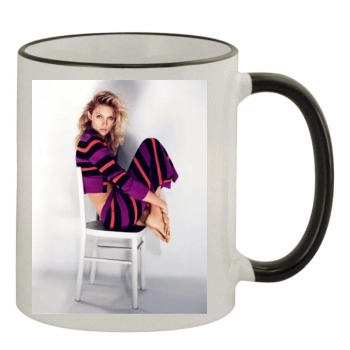 Anja Rubik 11oz Colored Rim & Handle Mug