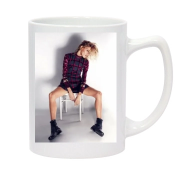 Anja Rubik 14oz White Statesman Mug