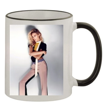 Anja Rubik 11oz Colored Rim & Handle Mug