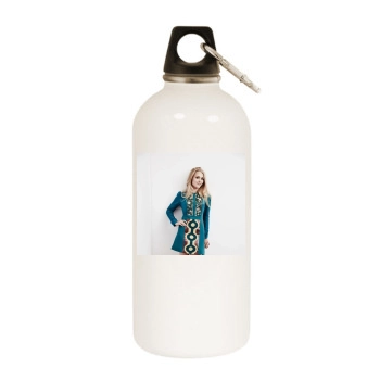 AnnaSophia Robb White Water Bottle With Carabiner