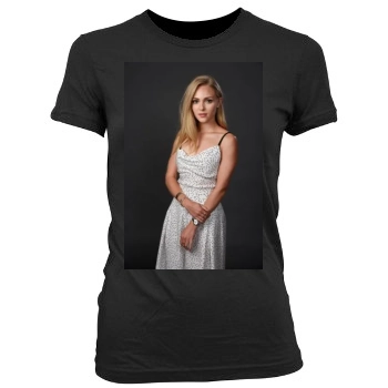 AnnaSophia Robb Women's Junior Cut Crewneck T-Shirt