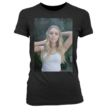 AnnaSophia Robb Women's Junior Cut Crewneck T-Shirt