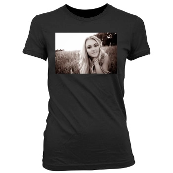 AnnaSophia Robb Women's Junior Cut Crewneck T-Shirt