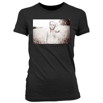 AnnaSophia Robb Women's Junior Cut Crewneck T-Shirt