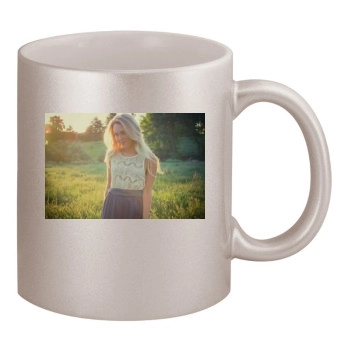 AnnaSophia Robb 11oz Metallic Silver Mug