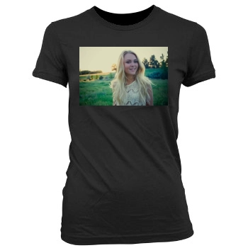 AnnaSophia Robb Women's Junior Cut Crewneck T-Shirt