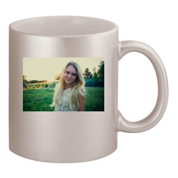 AnnaSophia Robb 11oz Metallic Silver Mug