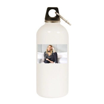 Ashley Tisdale White Water Bottle With Carabiner