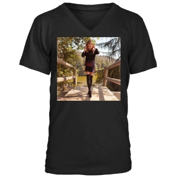 Ashley Tisdale Men's V-Neck T-Shirt