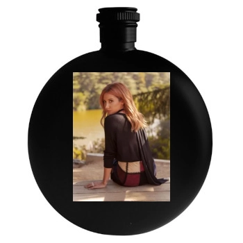 Ashley Tisdale Round Flask