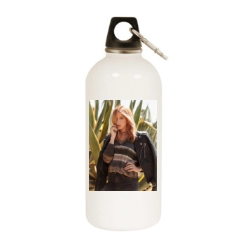 Ashley Tisdale White Water Bottle With Carabiner