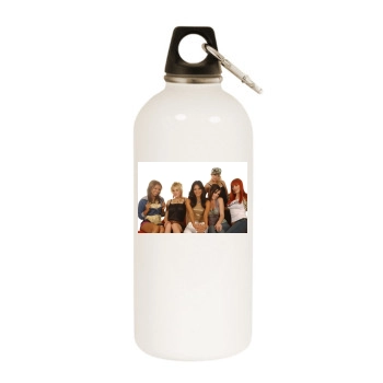 The Pussycat Dolls White Water Bottle With Carabiner