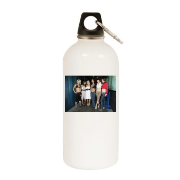 The Pussycat Dolls White Water Bottle With Carabiner