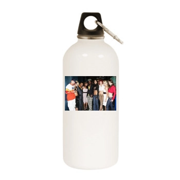 The Pussycat Dolls White Water Bottle With Carabiner