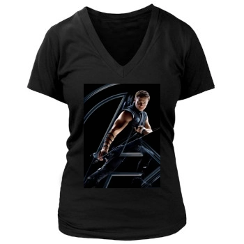 The Avengers (2012) Women's Deep V-Neck TShirt