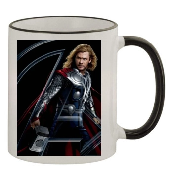 The Avengers (2012) 11oz Colored Rim & Handle Mug