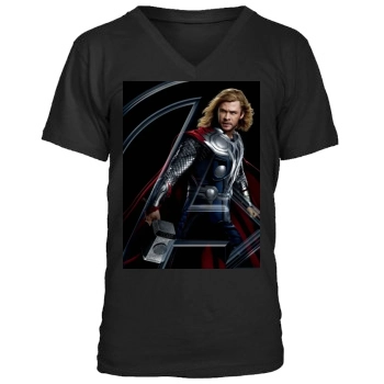 The Avengers (2012) Men's V-Neck T-Shirt