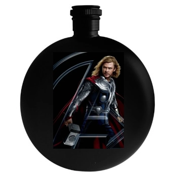 The Avengers (2012) Round Flask