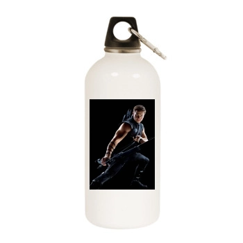 The Avengers (2012) White Water Bottle With Carabiner