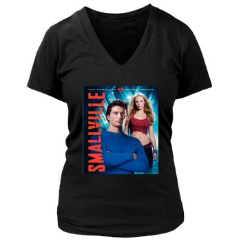 Smallville (2001) Women's Deep V-Neck TShirt