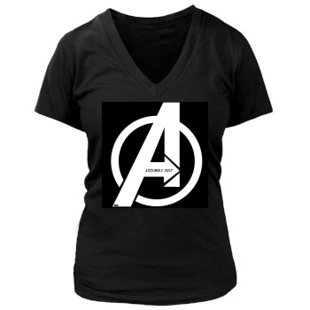 The Avengers (2012) Women's Deep V-Neck TShirt