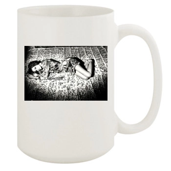 Saffron Burrows 15oz White Mug