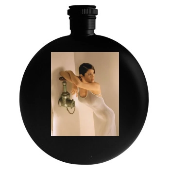 Salma Hayek Round Flask