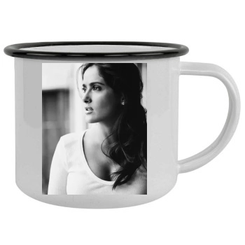 Salma Hayek Camping Mug