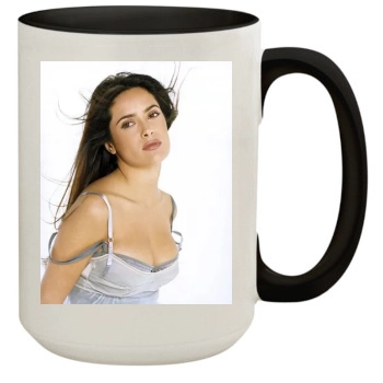 Salma Hayek 15oz Colored Inner & Handle Mug