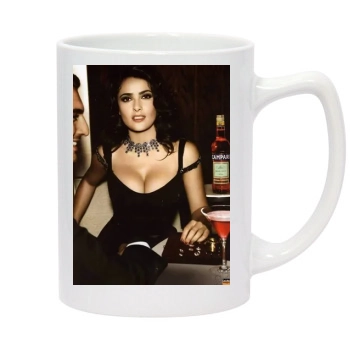 Salma Hayek 14oz White Statesman Mug