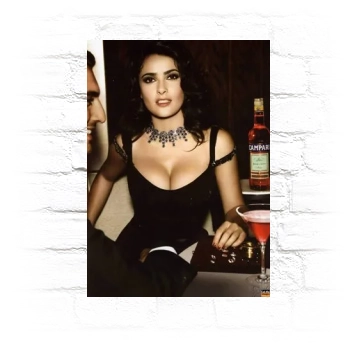 Salma Hayek Metal Wall Art