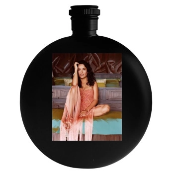 Salma Hayek Round Flask