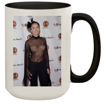 Salma Hayek 15oz Colored Inner & Handle Mug