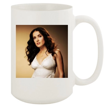 Salma Hayek 15oz White Mug