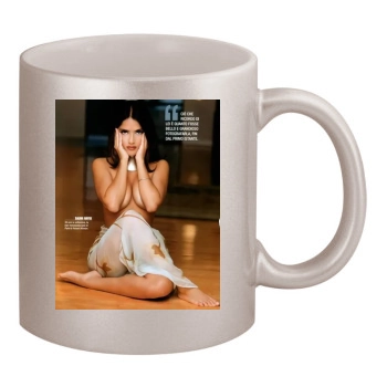 Salma Hayek 11oz Metallic Silver Mug