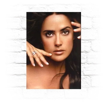 Salma Hayek Metal Wall Art