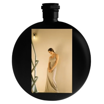 Salma Hayek Round Flask