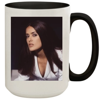 Salma Hayek 15oz Colored Inner & Handle Mug