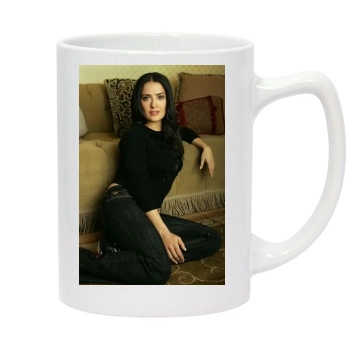 Salma Hayek 14oz White Statesman Mug