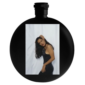 Salma Hayek Round Flask