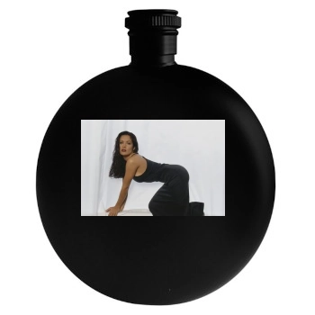 Salma Hayek Round Flask